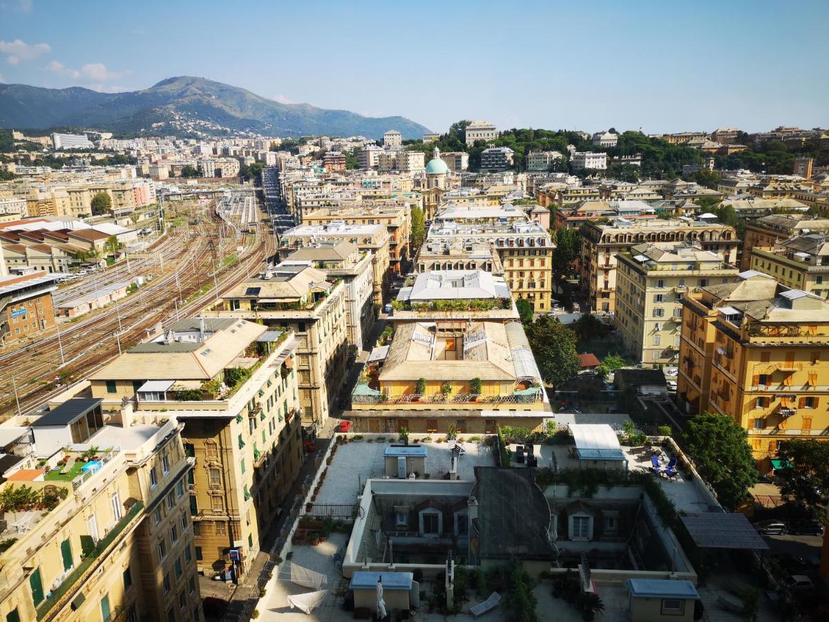 Suite Lambruschini Central With Top City View - Free Covered Parking Génova Exterior foto