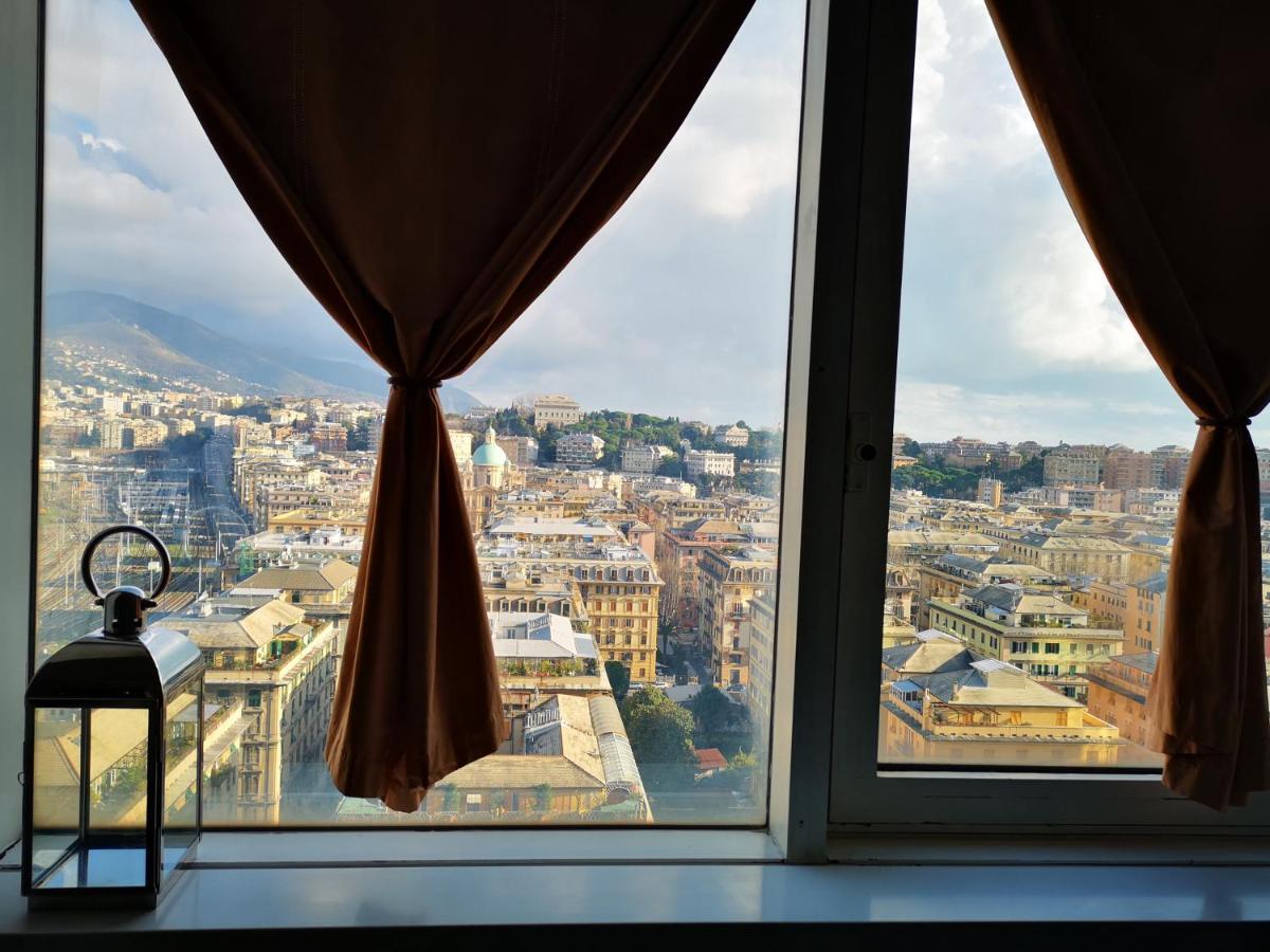 Suite Lambruschini Central With Top City View - Free Covered Parking Génova Exterior foto
